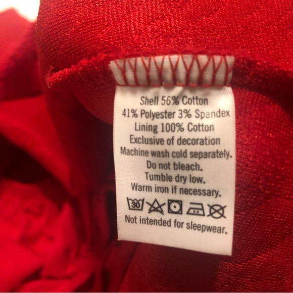 NWOT Janie and Jack Long Sleeve Red Dress with matching Bloomers - Picture 6 of 10